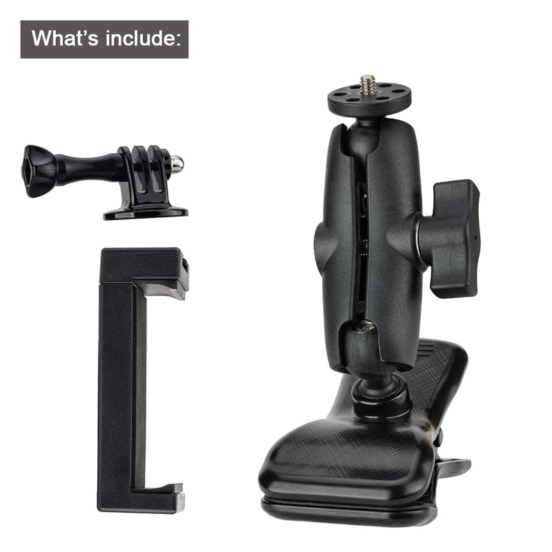  [AUSTRALIA] - POWRIG Guitar Phone Holder Mount, Action Camera Mount for Guitar