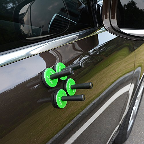  [AUSTRALIA] - FOSHIO 8PCS Green Car Vinyl Wrap Gripper Magnet Holder Tints Tool Refrigerator Magnets