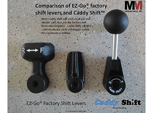  [AUSTRALIA] - Marine Mills, Inc. Caddy Shift E-Z-GO Golf Cart Shifter, Forward-Reverse Shift Lever, Handle, Knob