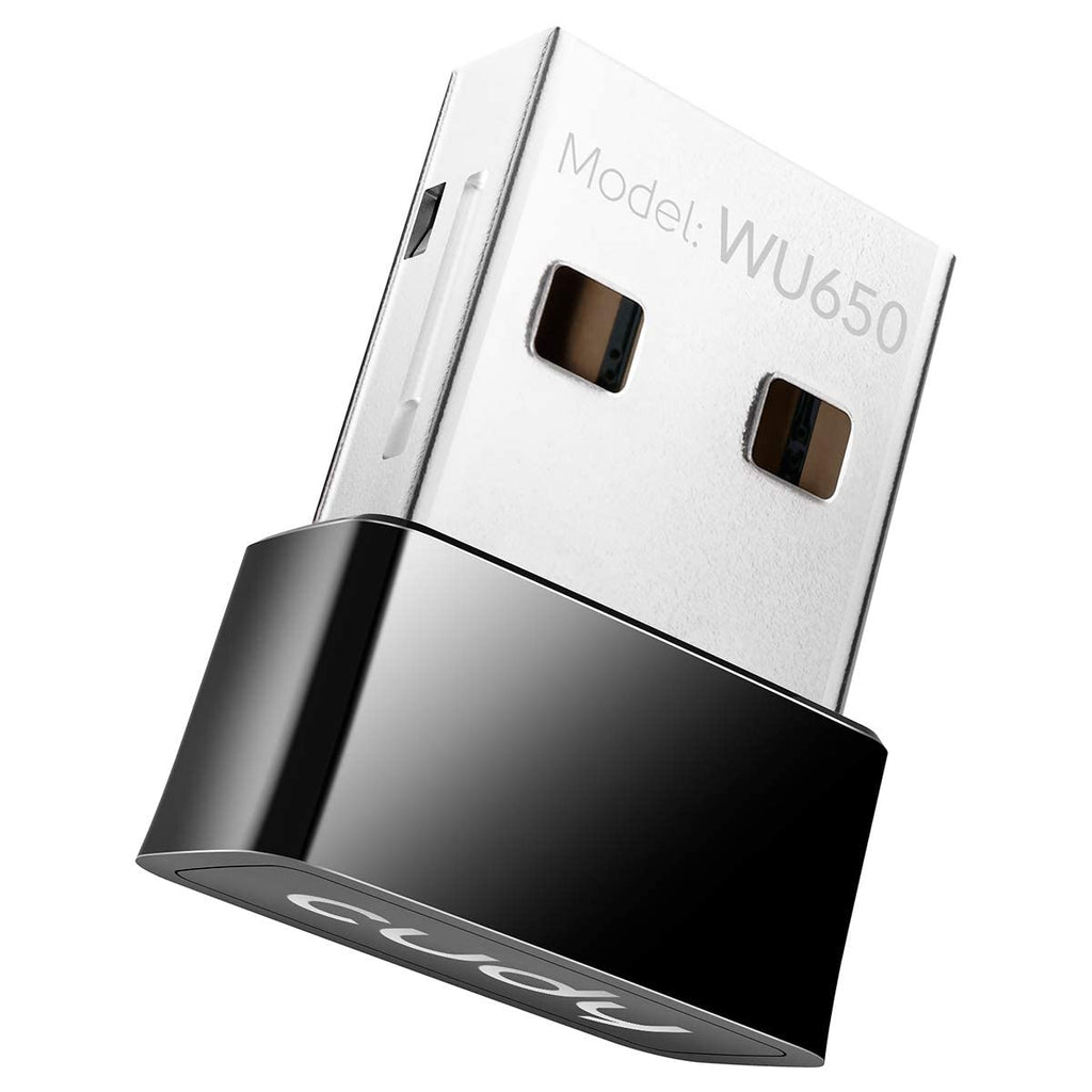  [AUSTRALIA] - Cudy AC 650Mbps USB WiFi Adapter for PC, 5GHz/2.4GHz Wireless Dongle, WiFi USB, USB Wireless Adapter for Laptop - Nano Size, Compatible with Windows XP / 7/8.x /10/11, Mac OS
