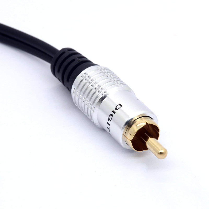 RCA Splitter Cable 1 RCA Mono Male to 2 RCA Phono Female Y Adapter Cord, 0.3 Metre (RCA Male to 2 Female) - LeoForward Australia