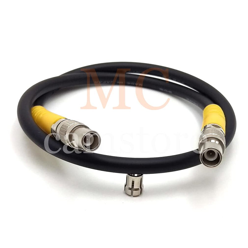  [AUSTRALIA] - MCcamstore 1 Pin Male to Male 19.7in/50cm EVF Cable for ARRI Alexa Mini LF MVF-2 Viewfinder Cable Keyless CoaXpress (Mini LF evf Cable 19.7 inch) mini LF evf cable 19.7 inch