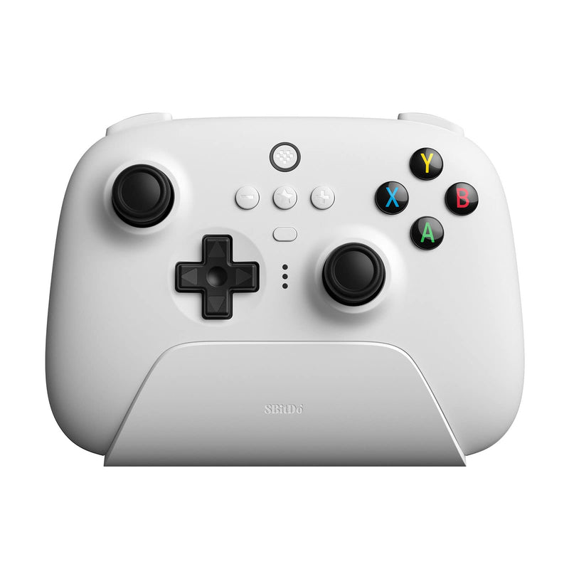  [AUSTRALIA] - 8Bitdo Ultimate 2.4g Wireless Controller with Charging Dock, 2.4g Controller for Windows, Android & Raspberry Pi (White) White