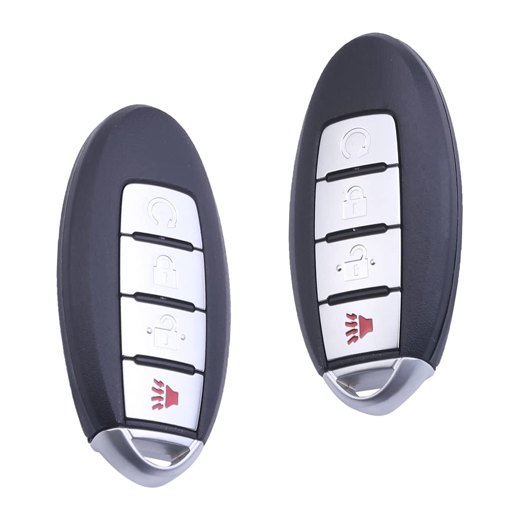  [AUSTRALIA] - OCESTORE 2 Pcs 4 Button Car Key Fob Keyless Entry Remote Replacement for 2016-2017 Pathfinder Titan Xd Replace KR5S180144014 285E3-5AA3D