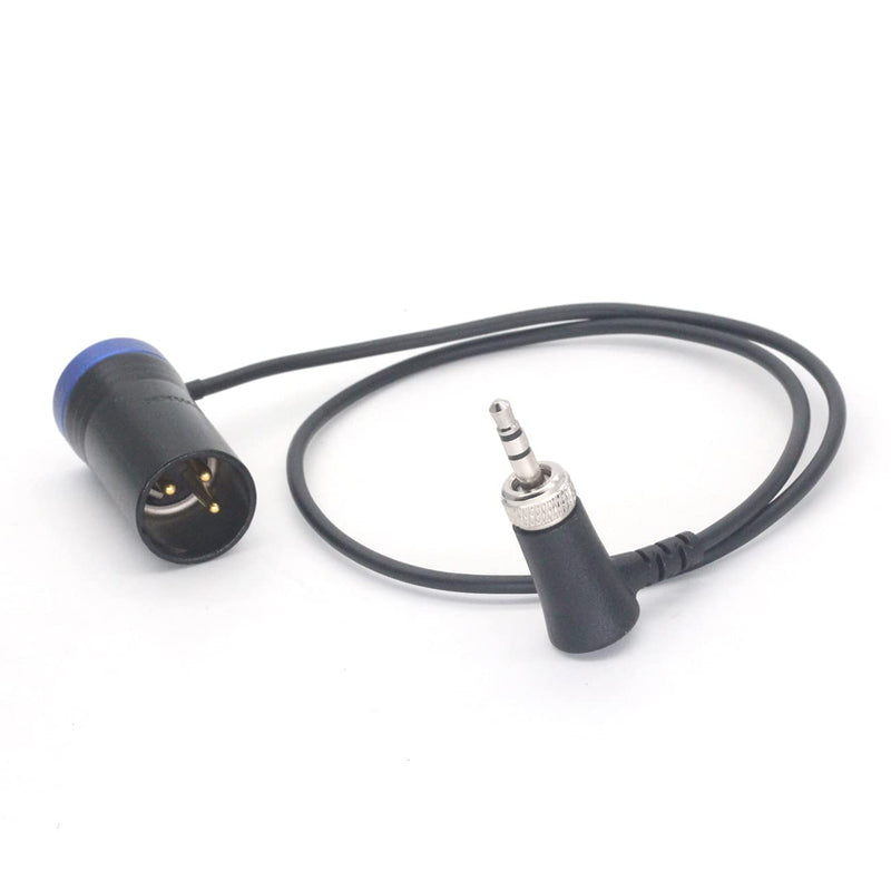  [AUSTRALIA] - SZJELEN NEUTRIK 3pin XLR Male to 3.5 Audio with Lock for Sony D11 Headphone Return Audio Aable (Blue) Blue