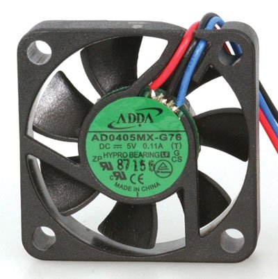  [AUSTRALIA] - Adda AD0405MX-G76-LF Brushless Fan, 3-11" Leads, 5VDC, 5.7CFM, 40 mm L x 40 mm W x 10 mm H