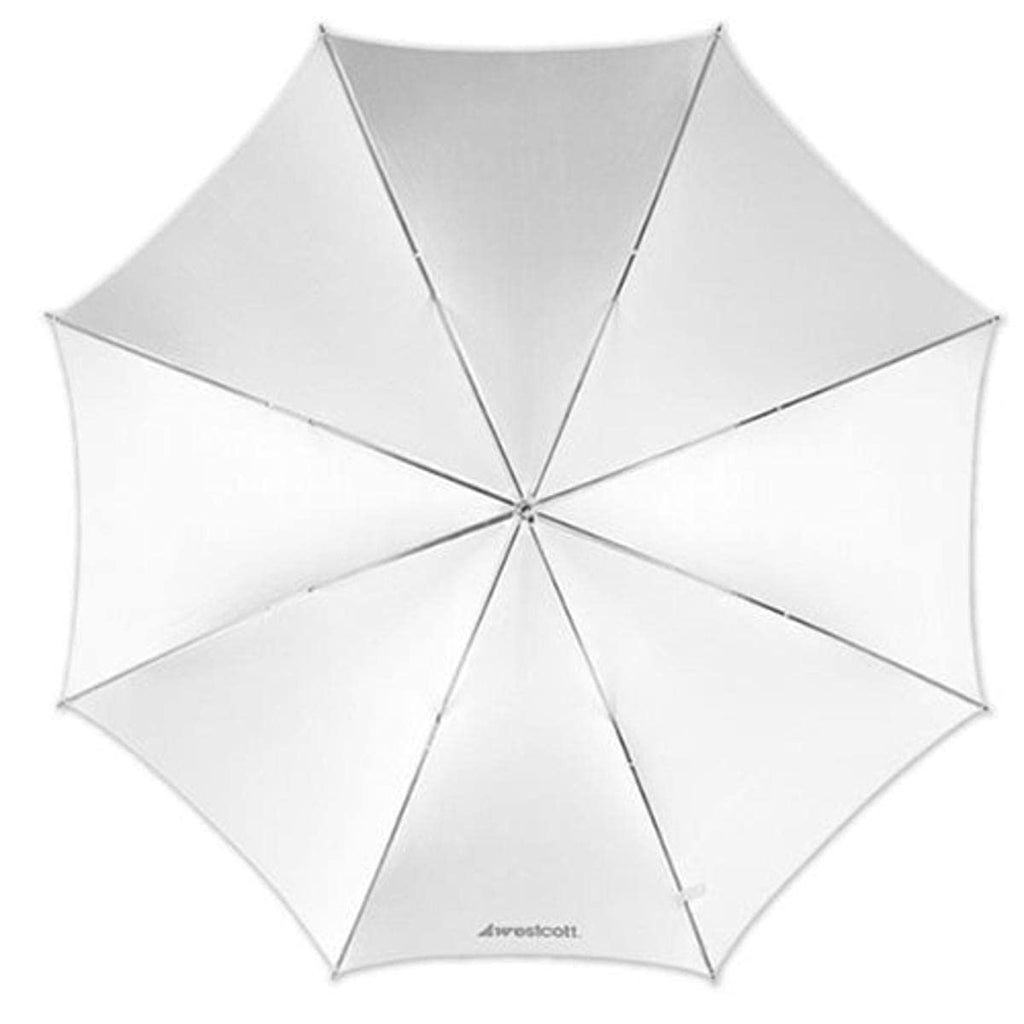  [AUSTRALIA] - Westcott 2001 43-Inch Optical White Satin Collapsible Umbrella