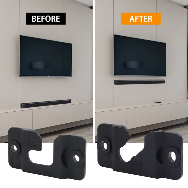  [AUSTRALIA] - Tendodo 1 Pair of Soundbar Wall Mounting Bracket AH96-03064A for Samsung HWJ470 HW-J470 HW-J470/ZA HW-J470/ZP HWJ650 HW-J650 HW-J650/ZA HWJ651 HW-J651 HW-J651/ZA Soundar