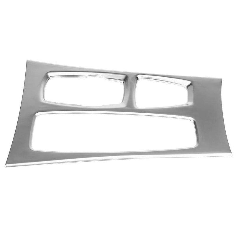  [AUSTRALIA] - Acouto Car Inner Center Console Gear Box Panel Cover Trim for X5 X6 E70 E71 08-14, Silver