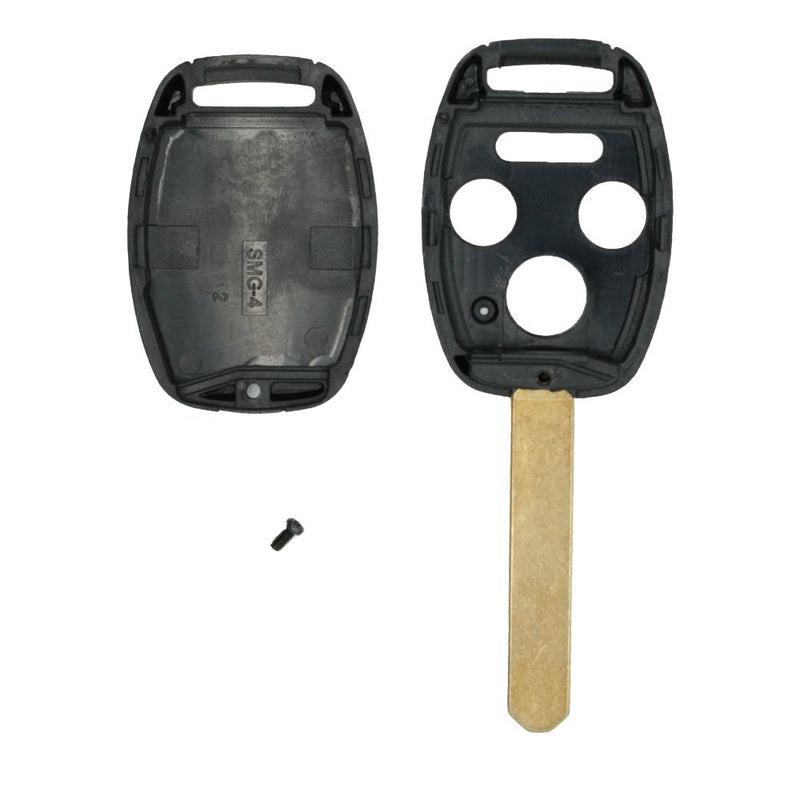  [AUSTRALIA] - SEGADEN Replacement Key Shell fit for HONDA Accord Civic CRV Pilot Fit Keyless Entry Remote Key Case Fob 3 Buttons + Panic 4 BTN PG208 3 Button + Panic