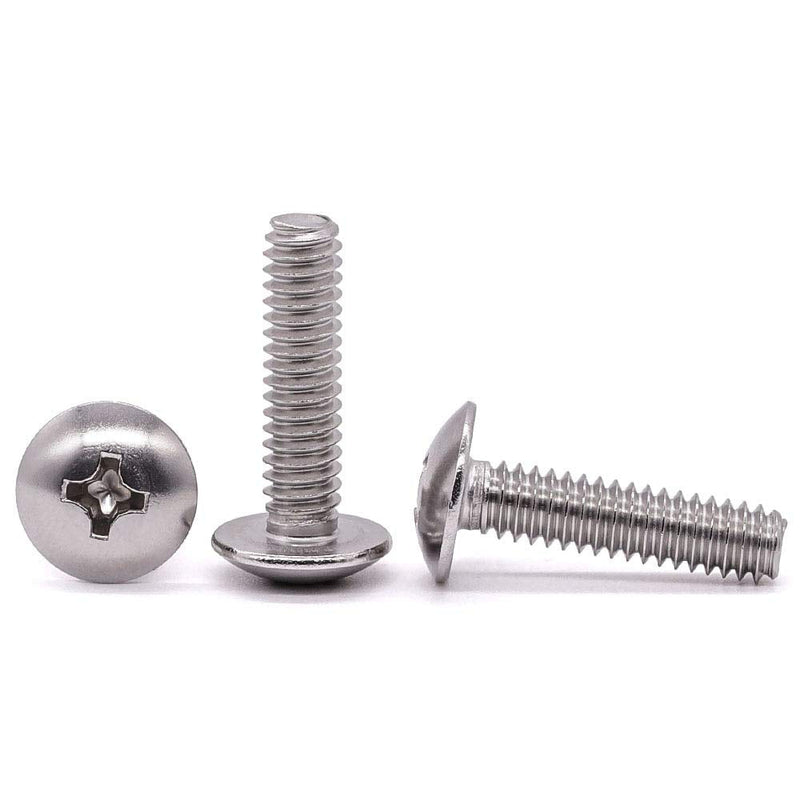  [AUSTRALIA] - 1/4-20 x 1" Truss Head Machine Screws, Phillips Drive, Fully Machine Thread, 18-8 Stainless Steel 304, Bright Finish, Pack of 50 1/4-20 x 1" (50 PCS)