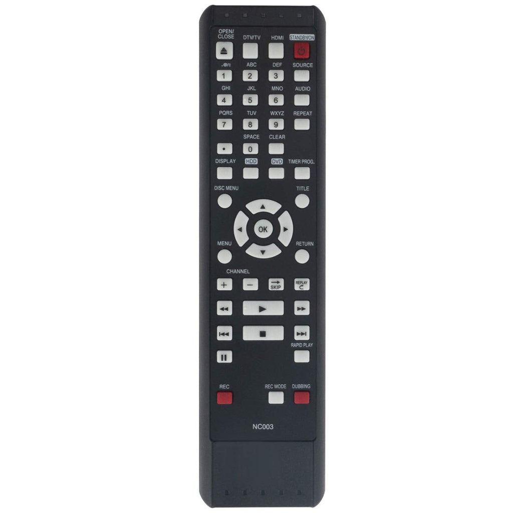  [AUSTRALIA] - NC003UD NC003 Replacement Remote Control fit for Magnavox HDD DVD Recorder MDR535H/F7 MDR557H MDR515H MDR515H/F7 MDR557H/F7 MDR533H MDR537H/F7 MDR533H/F7 MDR535H MDR537H