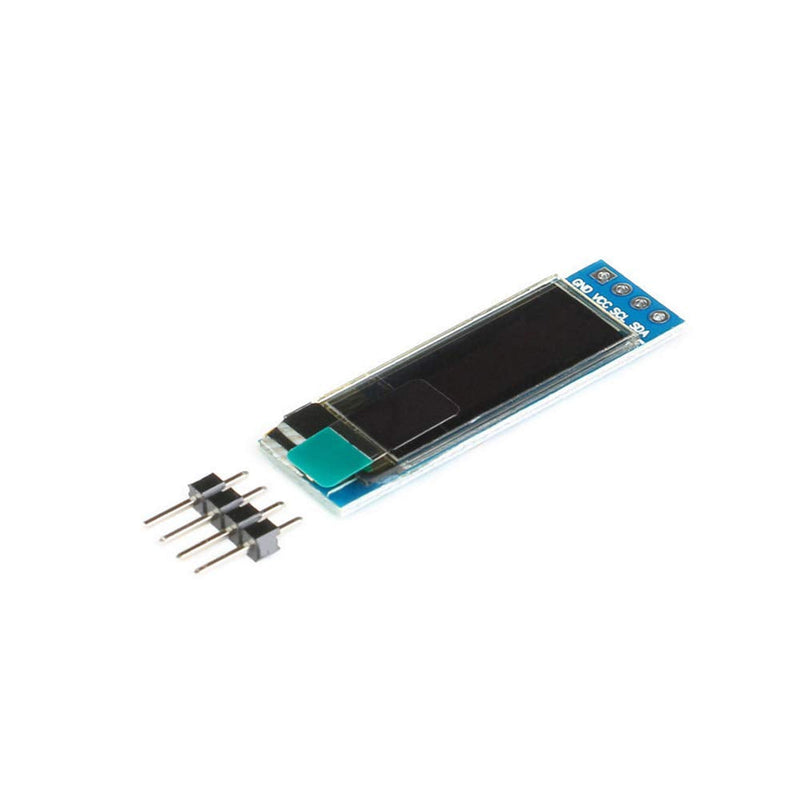  [AUSTRALIA] - Treedix 2pcs 0.91 inch OLED Display Module White Blue Color Display I2C Interface SSD1306 OLED Screen Driver DC 3.3V~5V Compatible with Arduino Raspberry Pi