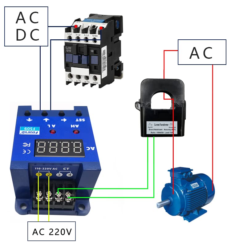  [AUSTRALIA] - AC Current Sensor Transformer, Core Current Transformer Coil Sensor for 200A Amp Energy Meter