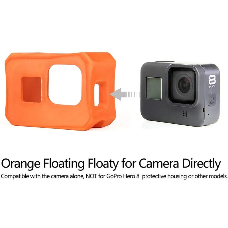 Floaty Case for GoPro Hero 8 Black Floating Accessories with Screw for Water Sports Swimming Diving, Ultra-Buoyant - LeoForward Australia