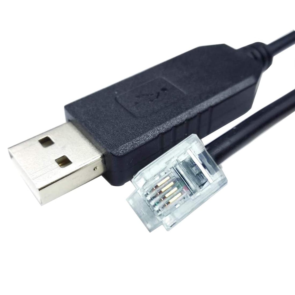  [AUSTRALIA] - FTDI USB to RJ11 RJ12 Control Cable for Celestron Nexstar eq6 PC Link to Hand-Controller RS232 Serial Converter Cable