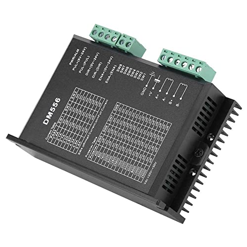  [AUSTRALIA] - 2 Phase Stepper Motor Driver Low Noise 8 Levels Adjustable 42/57 Stepper Motor Driver (DM556)