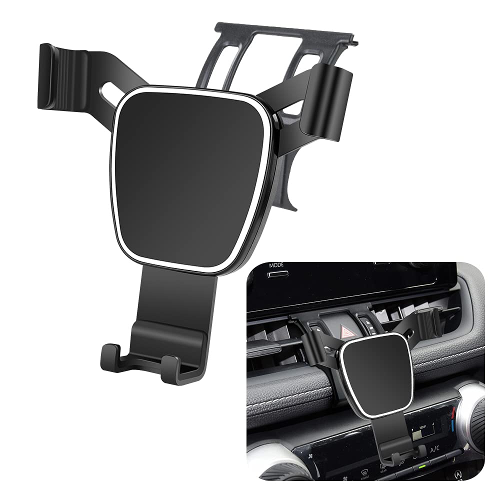  [AUSTRALIA] - musttrue LUNQIN Car Phone Holder for 2019-2021 Toyota RAV4 Auto Accessories Navigation Bracket Interior Decoration Mobile Cell Phone Mount