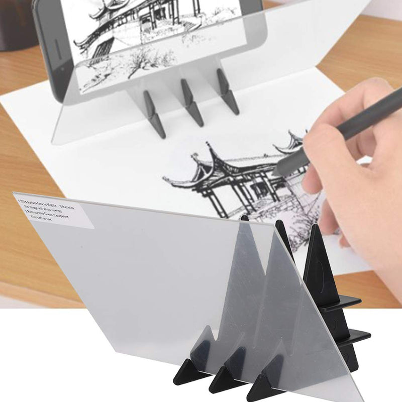 [AUSTRALIA] - Optical Drawing Board, Acrylic Optical Sketch Drawing Board, Sketch Wizard Sketching Tool for Beginners and Kids, DIY Drawing Tracing Board, Painting Artifact Sketching Kit, Zero-Based Drawing Mould