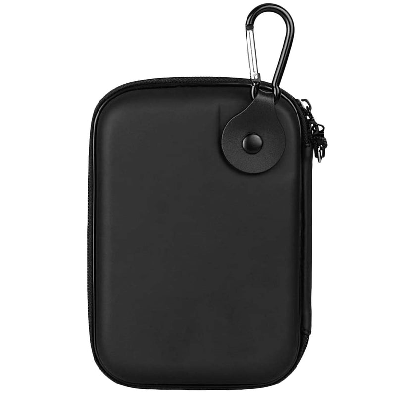  [AUSTRALIA] - Lacdo Hard Drive Carrying Case for Seagate Portable Expansion Seagate Backup Plus Slim One Touch 1TB 2TB 3TB 4TB 5TB Portable External Hard Drive USB 3.0 2.5 Inch HDD EVA Shockproof Travel Bag, Black