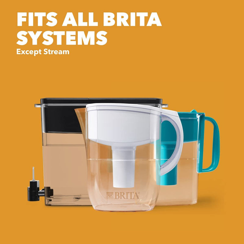 Brita Longlast+ Water Filter, Longlast+ Replacement Filters for Pitcher and Dispensers, Reduces Lead, BPA Free, 1 Count (Package May Vary) - LeoForward Australia
