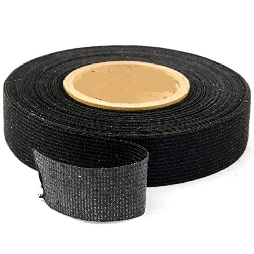  [AUSTRALIA] - 5 Rolls Wire Loom Harness Tape, Wiring Harness Cloth Tape, Wiring Loom Harness Adhesive Cloth Fabric Tap， Adhesive Fabric Tape for Automobile ，Wire harnessing Noise Damping Heat Proof(15 mm x 15 m)