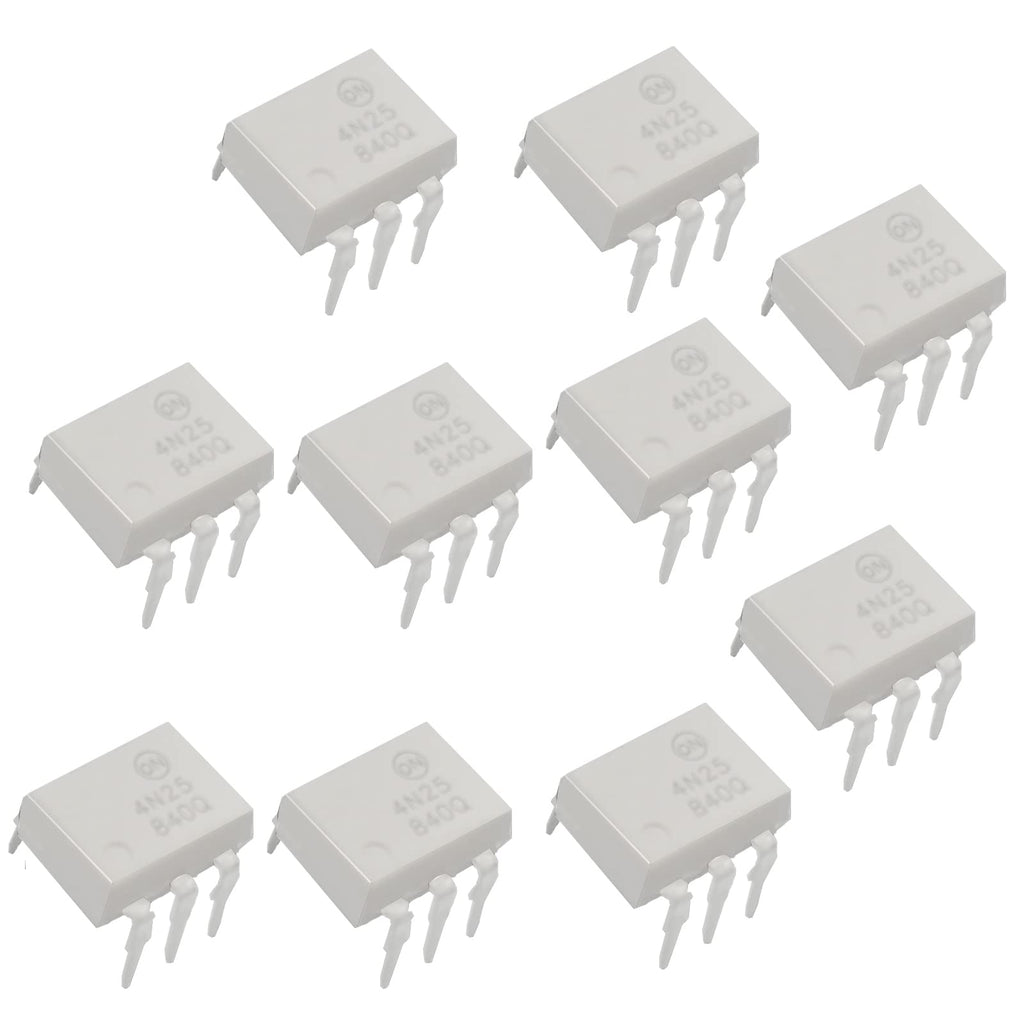  [AUSTRALIA] - Anfukone 4N25 6 Pin Optoisolators Transistor DIP 10 PCS