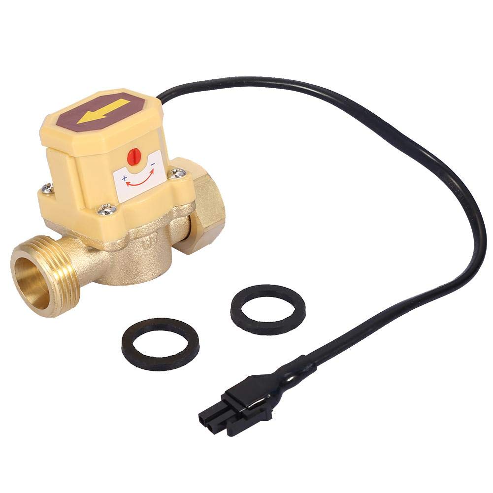  [AUSTRALIA] - Flow Sensor Switch Thread G3/4-G3/4 Water Pump Adjustable Flow Sensor Pressure Automatic Switch 220V (Model: HT-200)