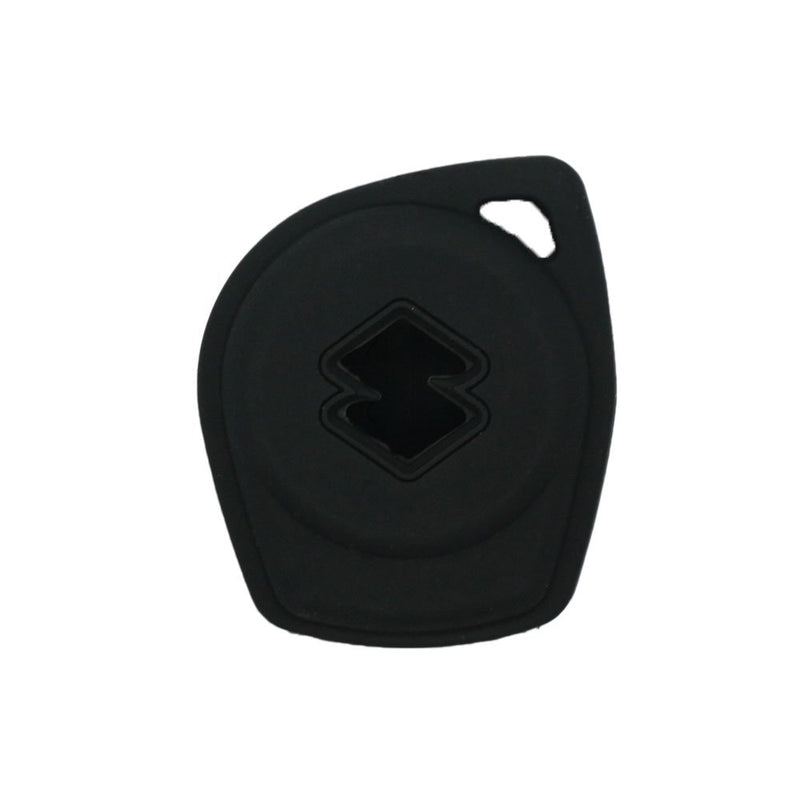  [AUSTRALIA] - SEGADEN Silicone Cover Protector Case Skin Jacket fit for SUZUKI 2 Button Remote Key Fob CV4545 Black