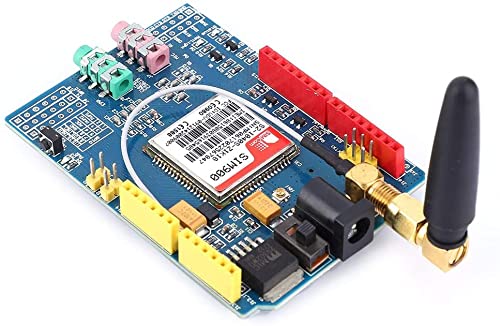  [AUSTRALIA] - RedTagCanada SIM900 Quad Band GSM GPRS Quad-Band Modules 2G Shield Development Board for R3 Mega with Antenna for Arduino SCM & DIY Kits