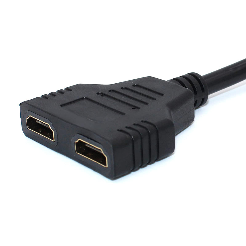 HDMI Splitter Adapter Cable - HDMI Splitter 1 in 2 Out HDMI Male to Dual HDMI Female 1 to 2 Way for HDMI HD, LED, LCD, TV, Support Two The Same TVs at The Same Time - LeoForward Australia