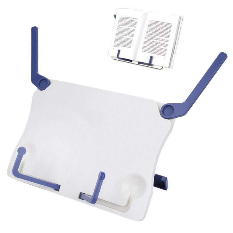  [AUSTRALIA] - Sheet Music Book Stand,Plastic Foldable Adjustable Multiple Angles Tablets Smartphones Holder Tray Lightweight Portable Bookstand for Children Teenager Students Adults