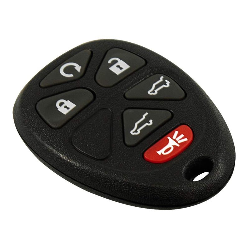 Keyless2Go Replacement for Keyless Entry Car Key Vehicles That Use 6 Button 15913427 OUC60270 Remote, Self-Programming - 2 Pack - LeoForward Australia