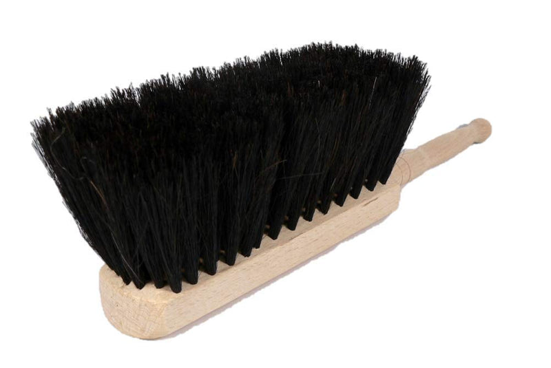  [AUSTRALIA] - Valentino Garemi Work Areas Cleaning Brush – Long Natural Horse Hair – Garage Bench, Woodworking Atelier, Plant Potting Space, Garden Shed, Storage Area, Animal Shelter – Made in Germany