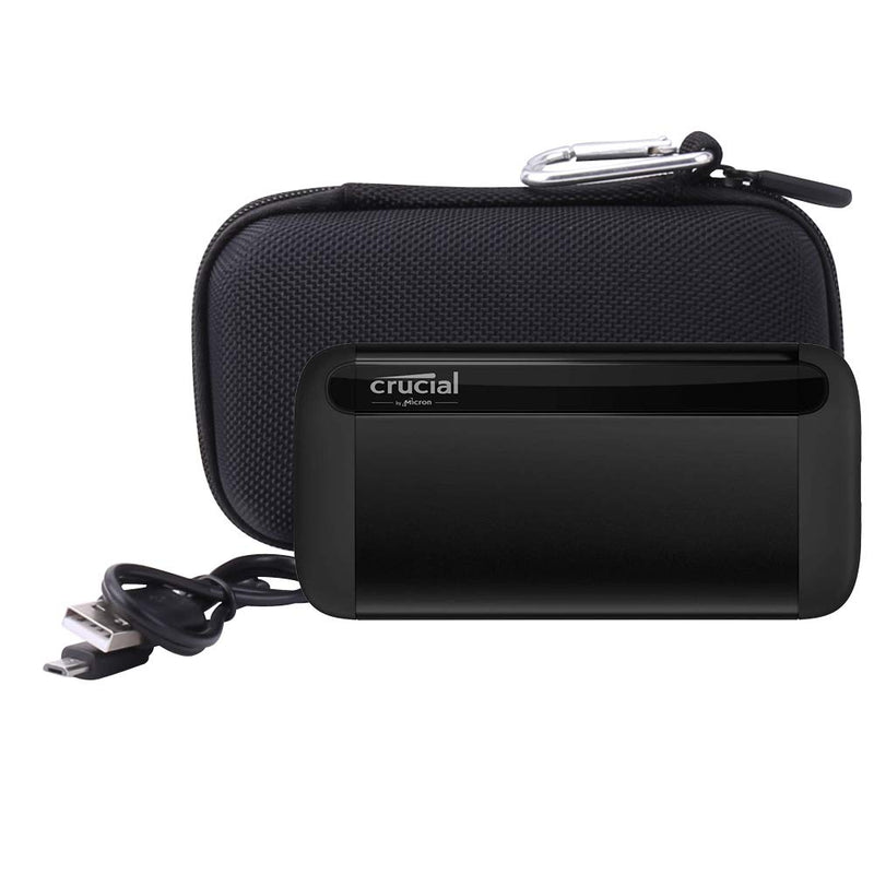 Aenllosi Hard Carrying Case Case Compatible with Crucial 1TB/500GB X8 Portable SSD (Carrying) - LeoForward Australia