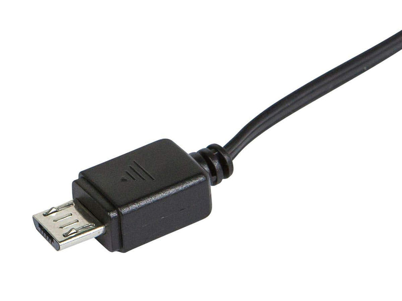  [AUSTRALIA] - Monoprice USB 2.0 Retractable Cable - 2.5 Feet - Black | A Male to Micro B Male
