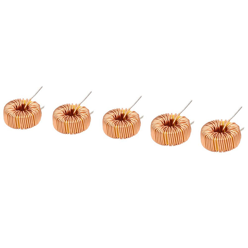  [AUSTRALIA] - 20PCs vertical toroid wind inductor wire, 5026 100UH 6A 0.6mm copper inductor coil for PCB, stable performance and durability