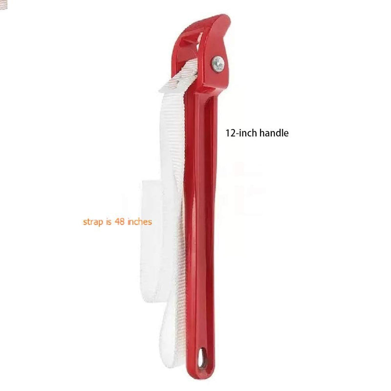  [AUSTRALIA] - Pipe Strap Wrench,12-inch Capacity Adjustable Strap Wrench