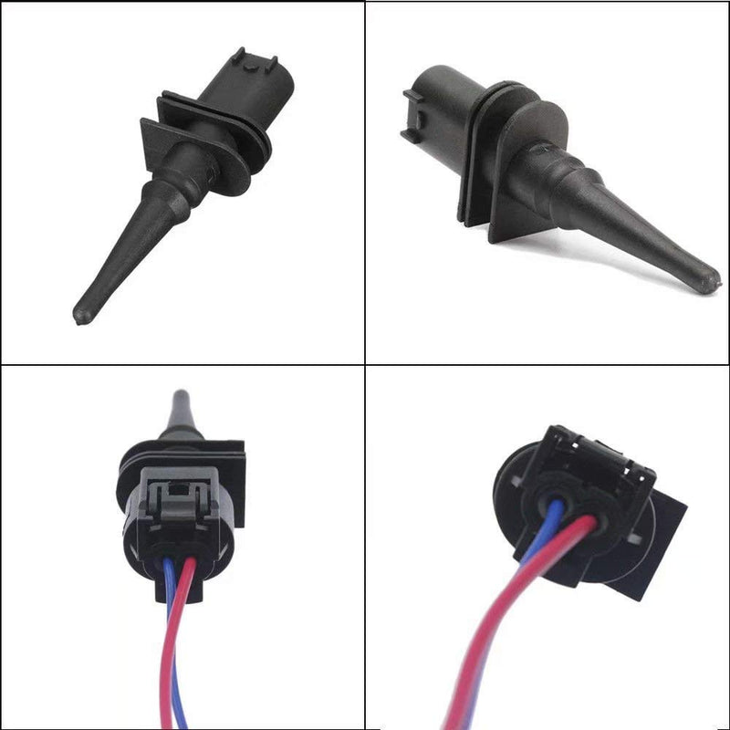 Paddsun Outside Ambient Air Temperature Temp Sensor w/Plug Wire Connector Pigtail For BMW Replaces 65816905133 65816905050 MINI - LeoForward Australia