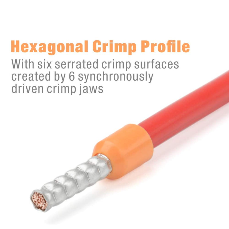 IWISS Self-adjusting Hexagonal Plier for AWG23-10 End-sleeves Ferrule HSC86-6 - LeoForward Australia