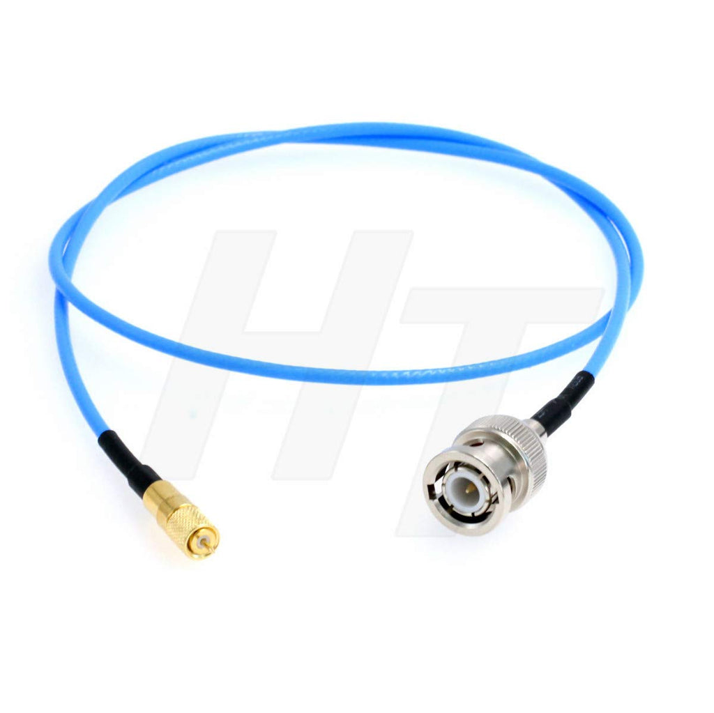  [AUSTRALIA] - HangTon Accelerometer Transducer Acoustic Vibration Test BNC to Microdot 10-32 Cable (60cm) 60cm/24inch