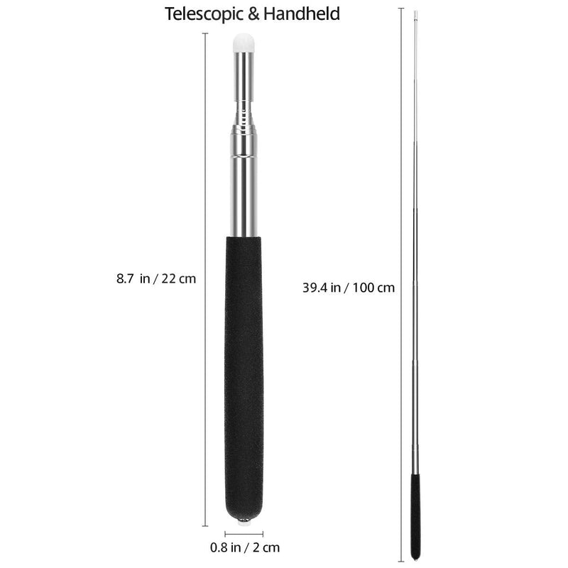  [AUSTRALIA] - BESPORTBLE Hand Pointer Stick Extendable Telescopic Retractable Pointer Handheld Presenter Classroom Teacher Whiteboard Pointer