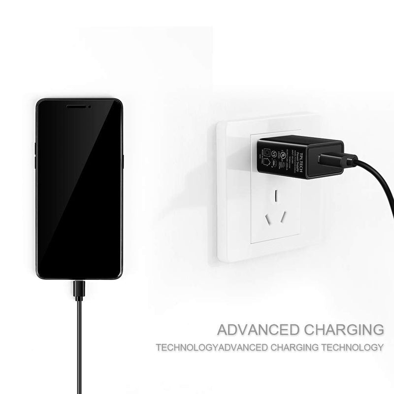  [AUSTRALIA] - [UL Listed] Phone Charger Wall Adaptive Charger Compatible with Alcatel Go Flip,Alcatel Cingular Flip 2 4G LTE Flip,Tracfone Alcatel MyFlip, QuickFlip and More,5Ft Micro USB Phone Charging Cable
