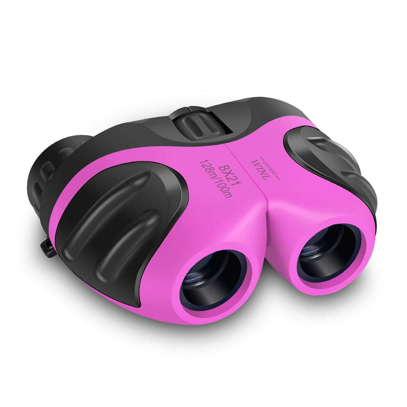  [AUSTRALIA] - Mom&myaboys Binoculars Toys for Children,Birthday Gifts for 4-9 Old Year Girls for Outdoor Play,5-12 Old Year Girls Boys Presents,Best Gift for Kids Hunting,Learning (Pink) pink