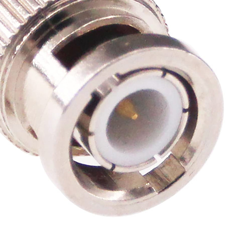  [AUSTRALIA] - RFaha 5pcs BNC Male to SMA Female RF Coax Adapter BNC to SMA Coaxial Connector Adapter(F22-5)