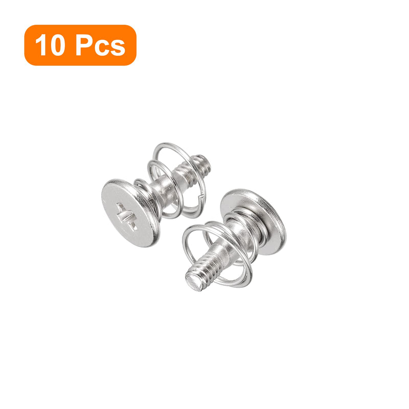  [AUSTRALIA] - uxcell Spring Screws, 10pcs M2x8mm 6mm Spring OD GPU Graphics Card Back Plate Heatsink Screws Computer Fan Fixed Screws M2x8x6mm 10