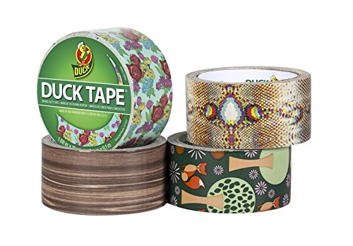  [AUSTRALIA] - Duck Brand 283051 Printed Duct Tape, Single Roll, Woodgrain