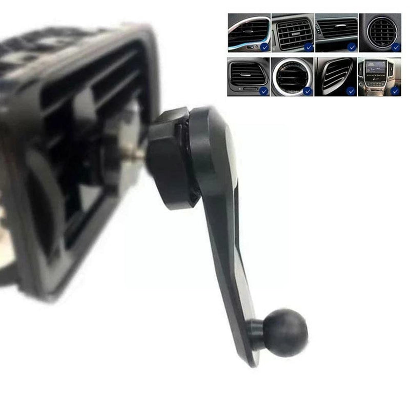 [AUSTRALIA] - ThtRht 2 Pack 17mm Ball Joint Extension Arm Female to Male Head Dead Angle Adapter Bracket Extender Rotating Rod for Car Air Outlet Vent Phone Stand GPS Mount Holder Dash Camera Handle Hook Clamp