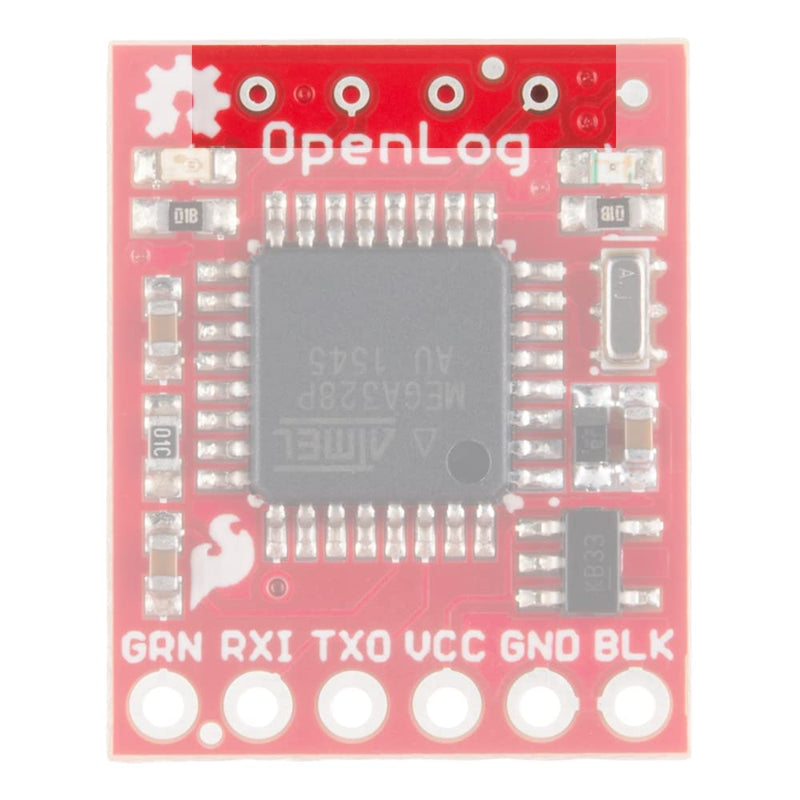  [AUSTRALIA] - SparkFun OpenLog Open-source data logger works over a simple serial connection Supports microSD FAT16/32 cards up to 32GB Configurable baud rates up to 115200bps Preprogrammed ATmega328 and bootloader