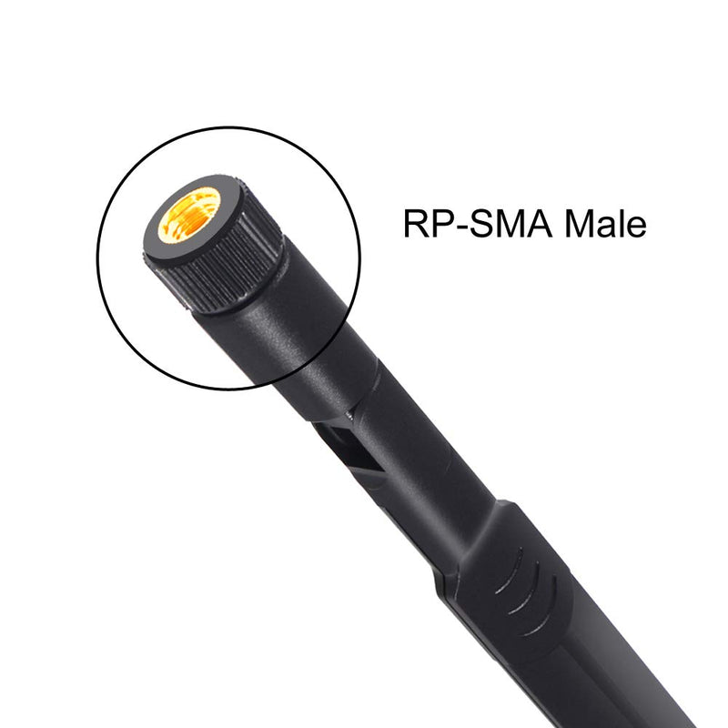 8dBi WiFi Antenna RP-SMA Male Wireless Network 2.4GHz 5.8GHz Dual Band with U.FL/IPEX to RP-SMA Female Pigtail Cable for Mini PCIe Card Wireless Routers, PC Desktop, Repeater, FPV UAV Drone, PS4-2PCS - LeoForward Australia